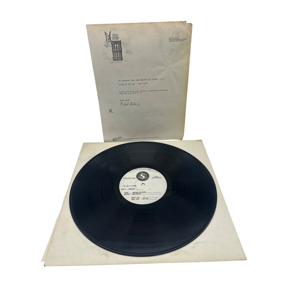 Lee Oskar Before The Rain LP Test Pressing 1978 Elektra 6E-150